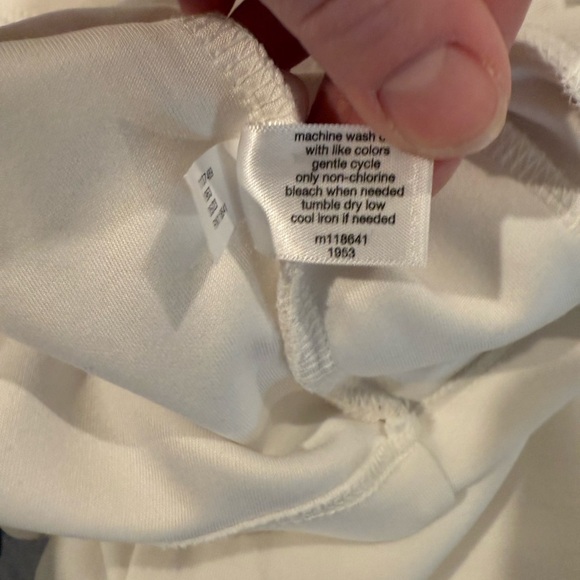 NWOT Lane Bryant Relaxed Snap Button-Front Knit White Top Size 18/20. - Picture 7 of 8